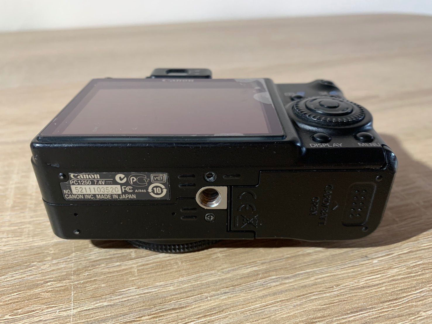 7575 Canon PowerShot G9 ブラック 動作確認済み デジカメ - メルカリ