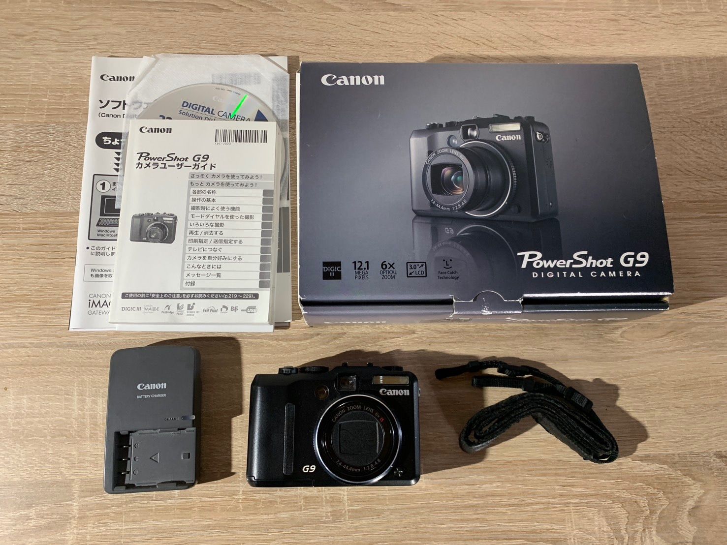 7575 Canon PowerShot G9 ブラック 動作確認済み デジカメ - メルカリ