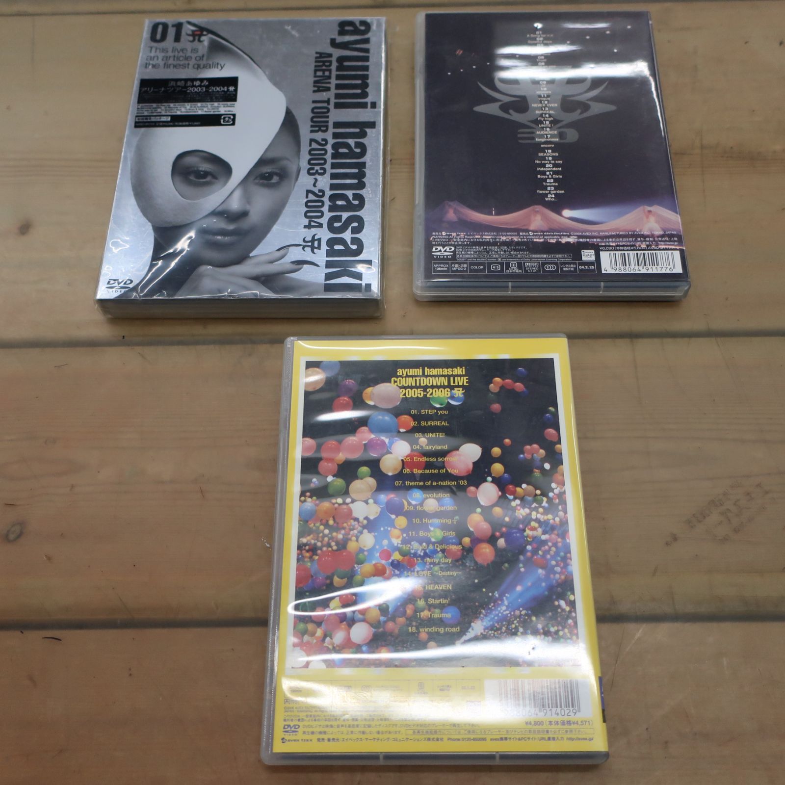 8点セット】浜崎あゆみ ライブDVD/VHSセット - メルカリ