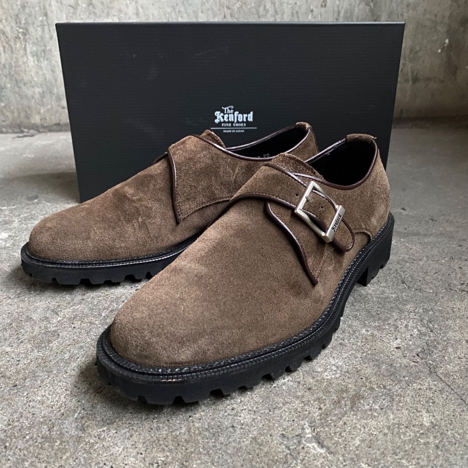 THE KENFORD FINE SHOES JOURNAL 別注 25 AW SUEDE MONK STRAP 25㎝ ザ ケンフォード ファイン シューズ ジャーナルスタンダード別注 モンクストラップ スェードレザーシューズ 2025