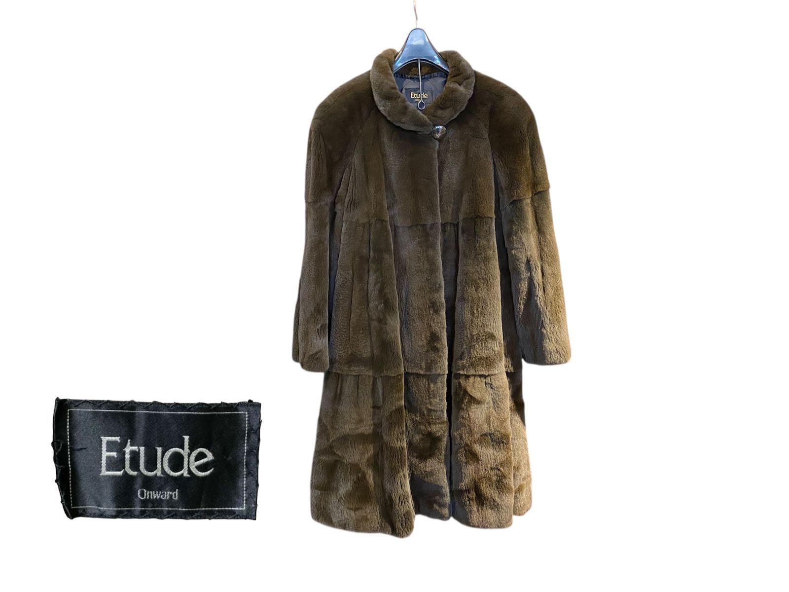 □希少 美品 Etude onward エチュードオンワード ミンクファー リアル