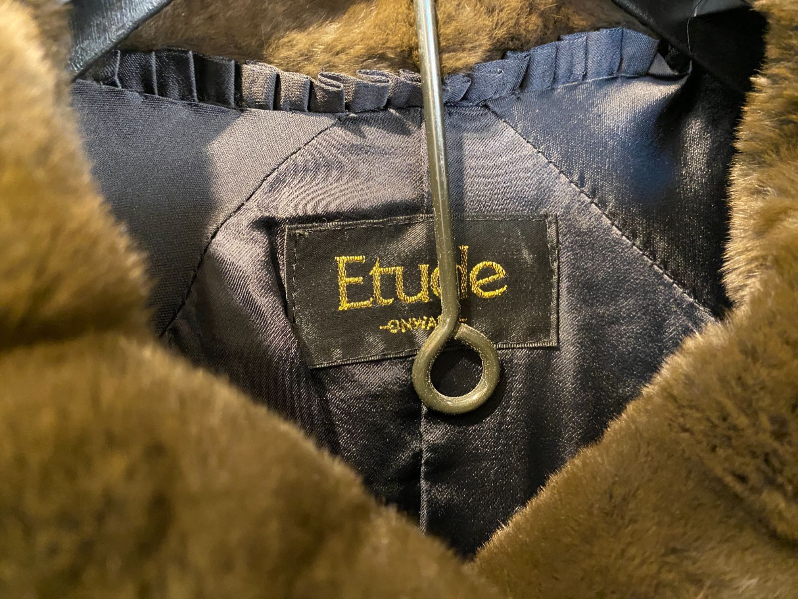 □希少 美品 Etude onward エチュードオンワード ミンクファー リアル