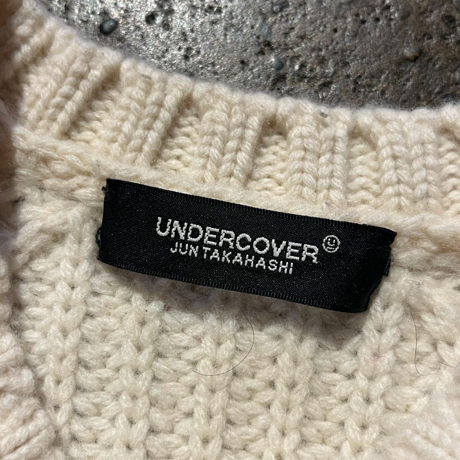 UNDERCOVER 18aw 重ねハギローゲージニット 2 アンダーカバー 2018aw 