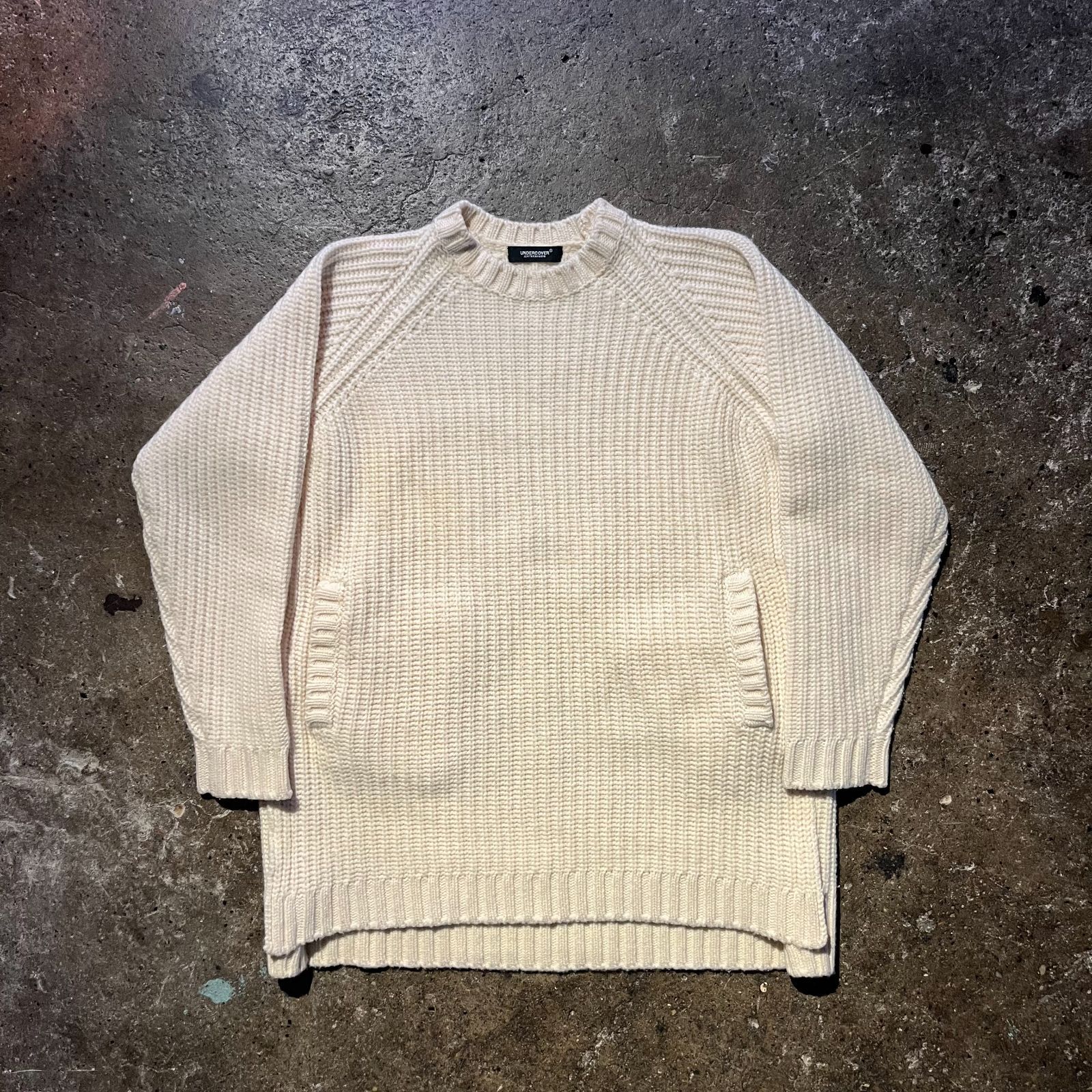 UNDERCOVER 18aw 重ねハギローゲージニット 2 アンダーカバー 2018aw 