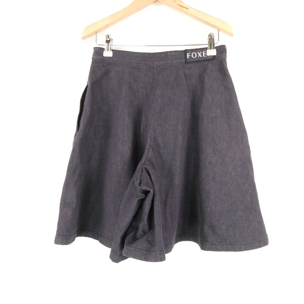 FOXEY YORK フォクシー 40536 Denim Lily Pants デニムリリー ショートパンツ 38 S相当 コットン他 レディース