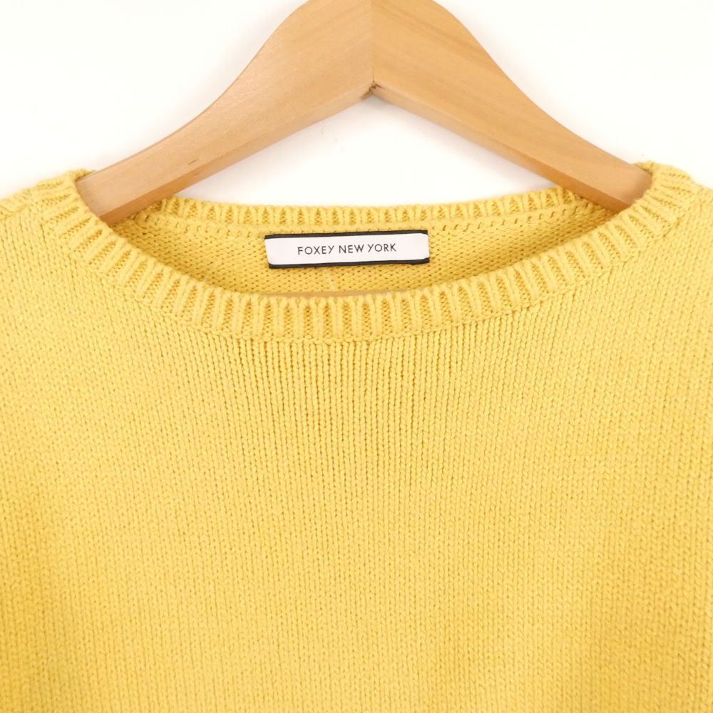 フォクシー FOXEY ニット 長袖トップス コットンニット フォクシー FOXEY ニット 長袖トップス コットンニット