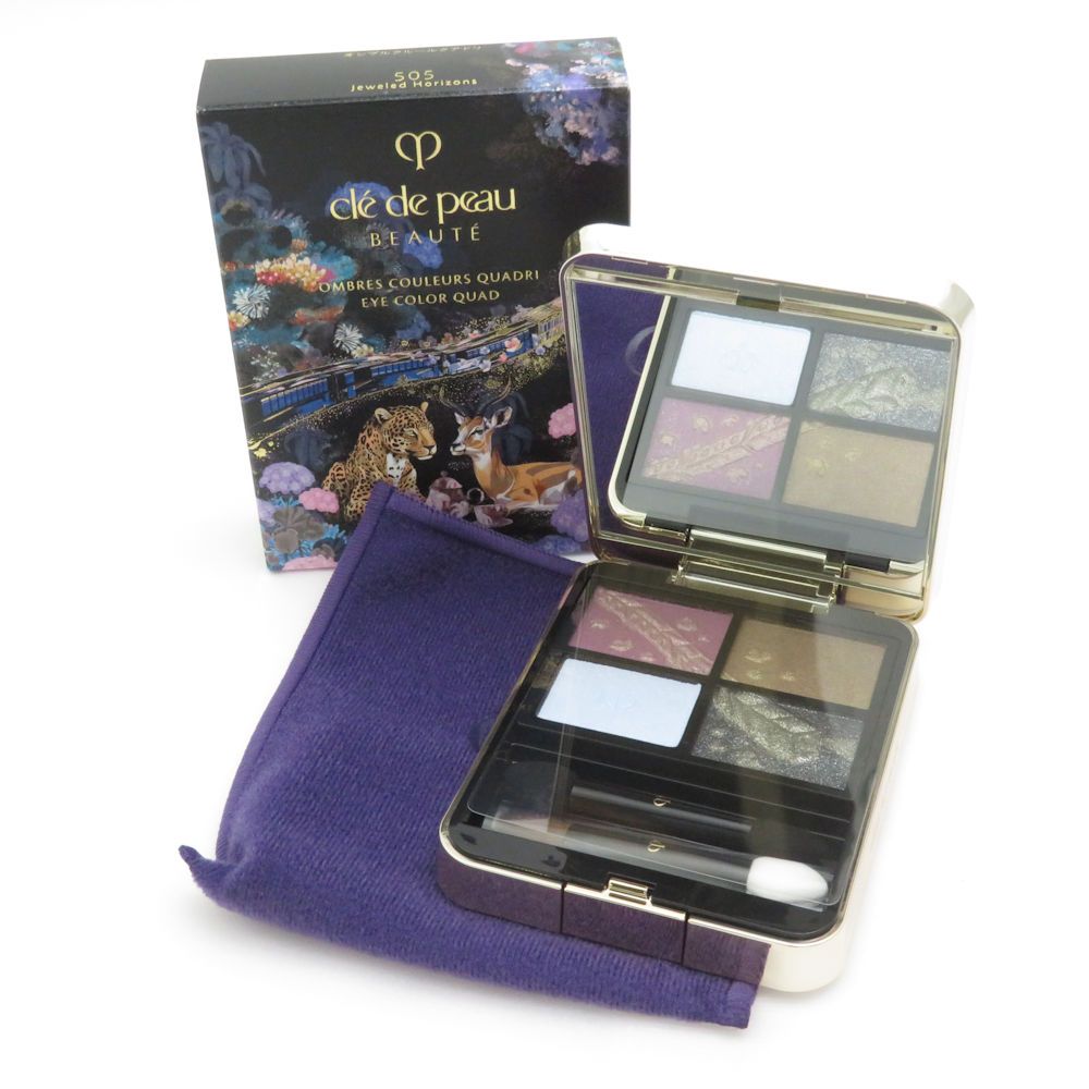 cledepeaubeaute クレドポーボーテ オンブルクルールクアドリ 505 アイシャドウ 6 g 残量多 Jeweled Horizons