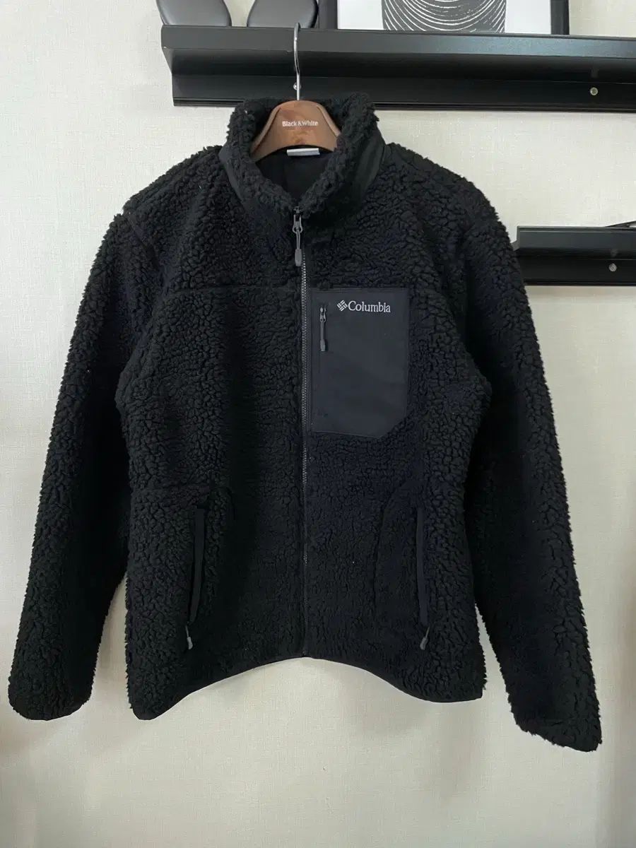 コロンビア フリース ブラック ジップアップ XL 105