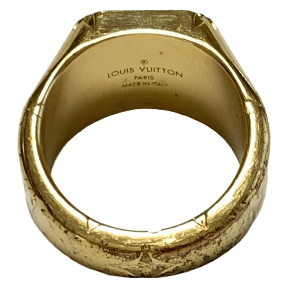 美品 LOUIS VUITTON モノグラムシグネットリング 19号. LOUIS VUITTON（ルイ・ヴィトン） 並行輸入 リング モノグラム