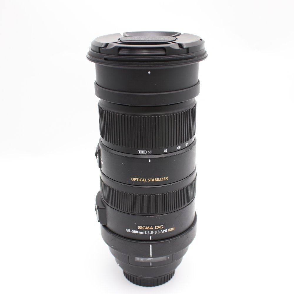 シグマ Sigma 超望遠ズームレンズ APO 50 500 mm F 4 5 6 3 DG OS HSM キヤノン用 フルサイズ対応 738549