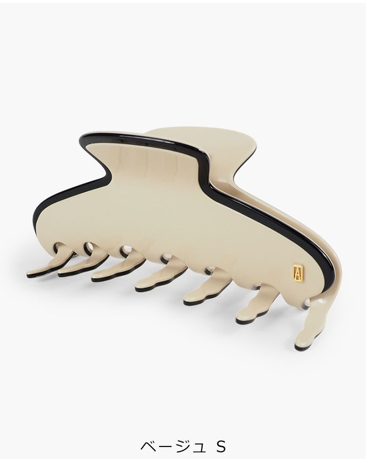 ♥ アレクサンドル ドゥ パリ クリップ ヘアクリップ L 大きめ ヘアークリップ ロングヘア リズレシリーズ アレクサンドルドゥパリ 4 cm×11 cm DE PARIS LISERAI Clip ACCL-14278-02