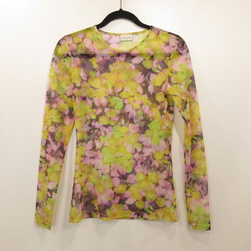 DRIES VAN NOTEN ドリスヴァンノッテン その他トップス Heste Floral Print Mesh Top サイズ S 112