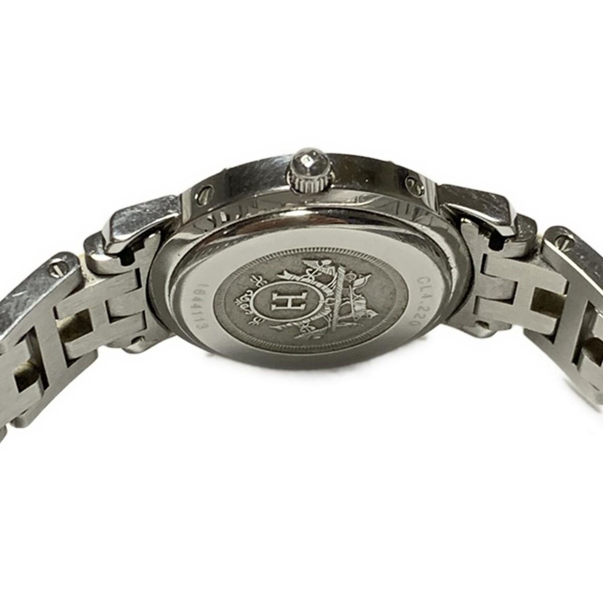  HERMES エルメス 腕時計 クリッパー CL 4 220 レディース アイボリー その他 時計