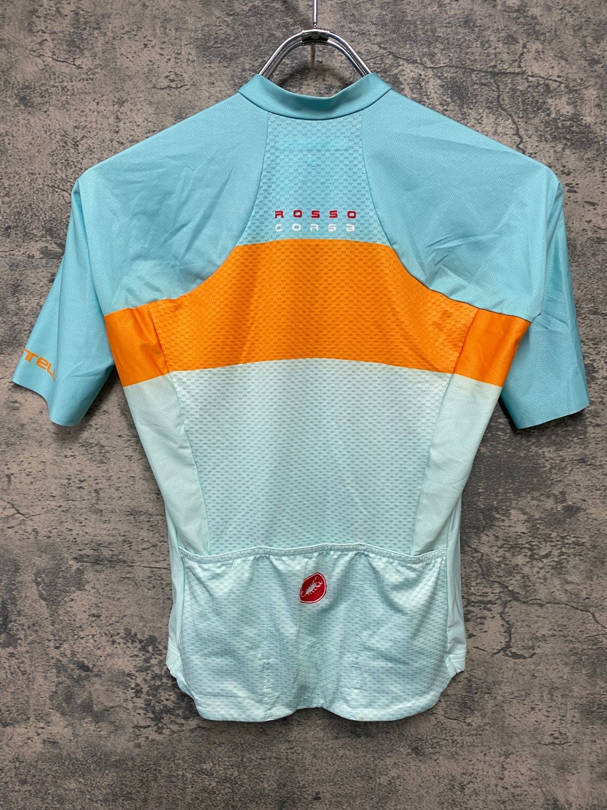 【新品未使用】カステリ　ロッソコルサ　AERO RACE 6.0　半袖ジャージ 新品未使用】カステリ ロッソコルサ AERO RACE 6.0 半袖ジャージ