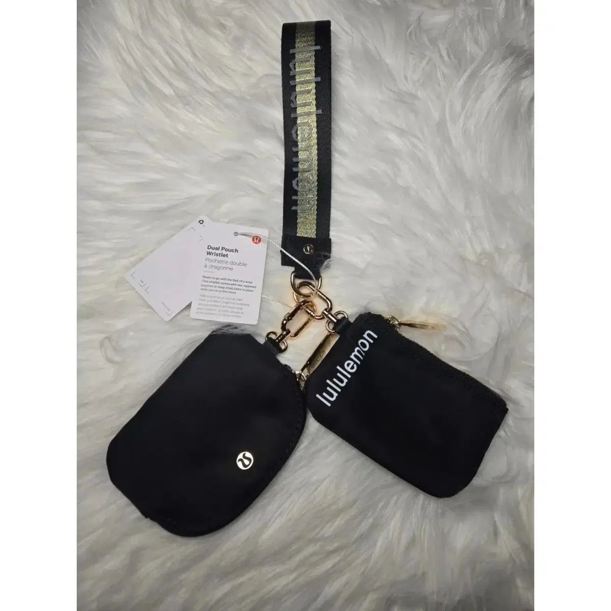 ルルレモン 듀얼 ポーチ リースレット