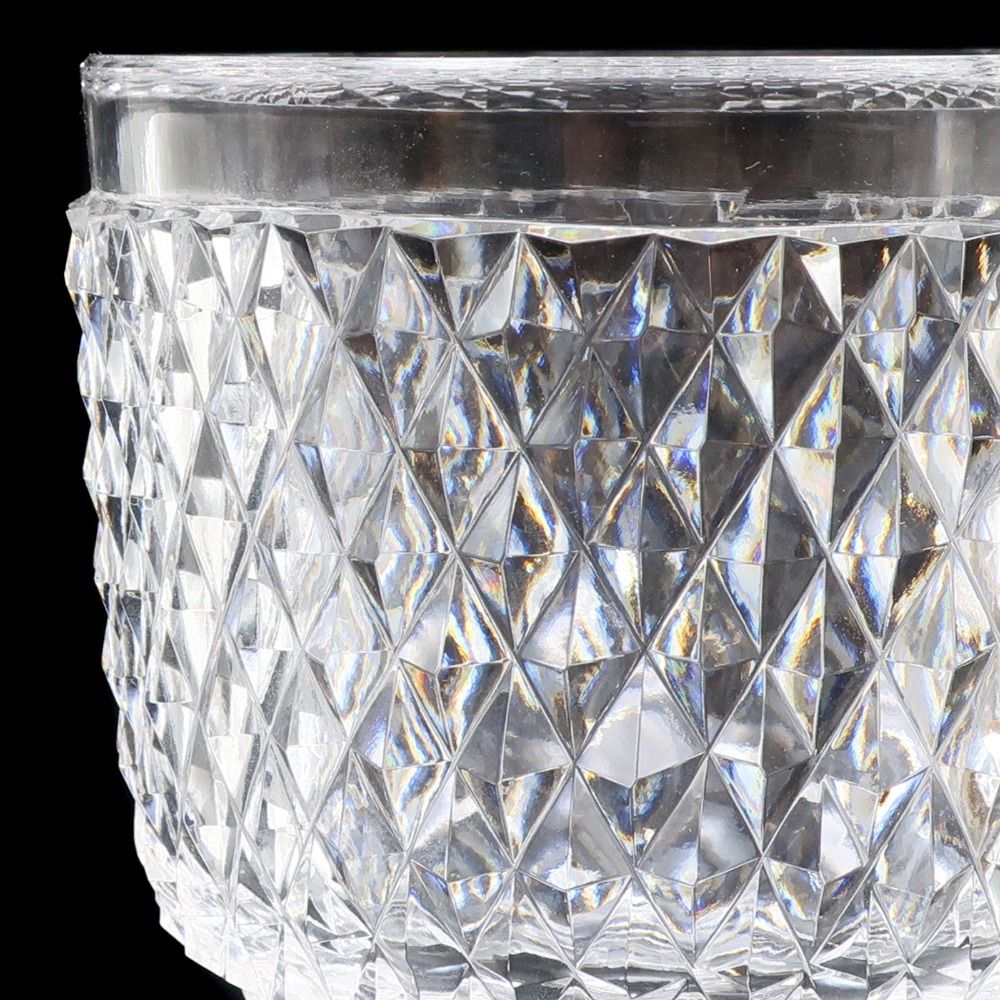 名工 ✨️ 由水常雄作 江戸切子霰文向付　箱付き 由水常雄作 江戸切子霰文向付 名工 ✨️ 由水常雄作 江戸切子霰文向付