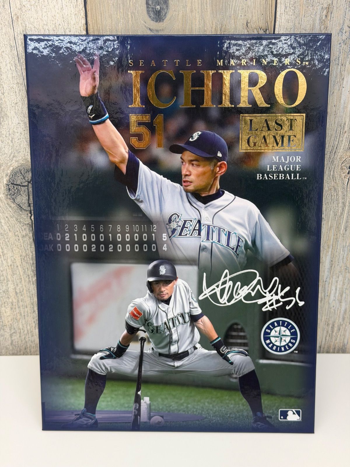 E 最終価格【保管品】イチロー 51 シアトル・マリナーズ 引退 記念