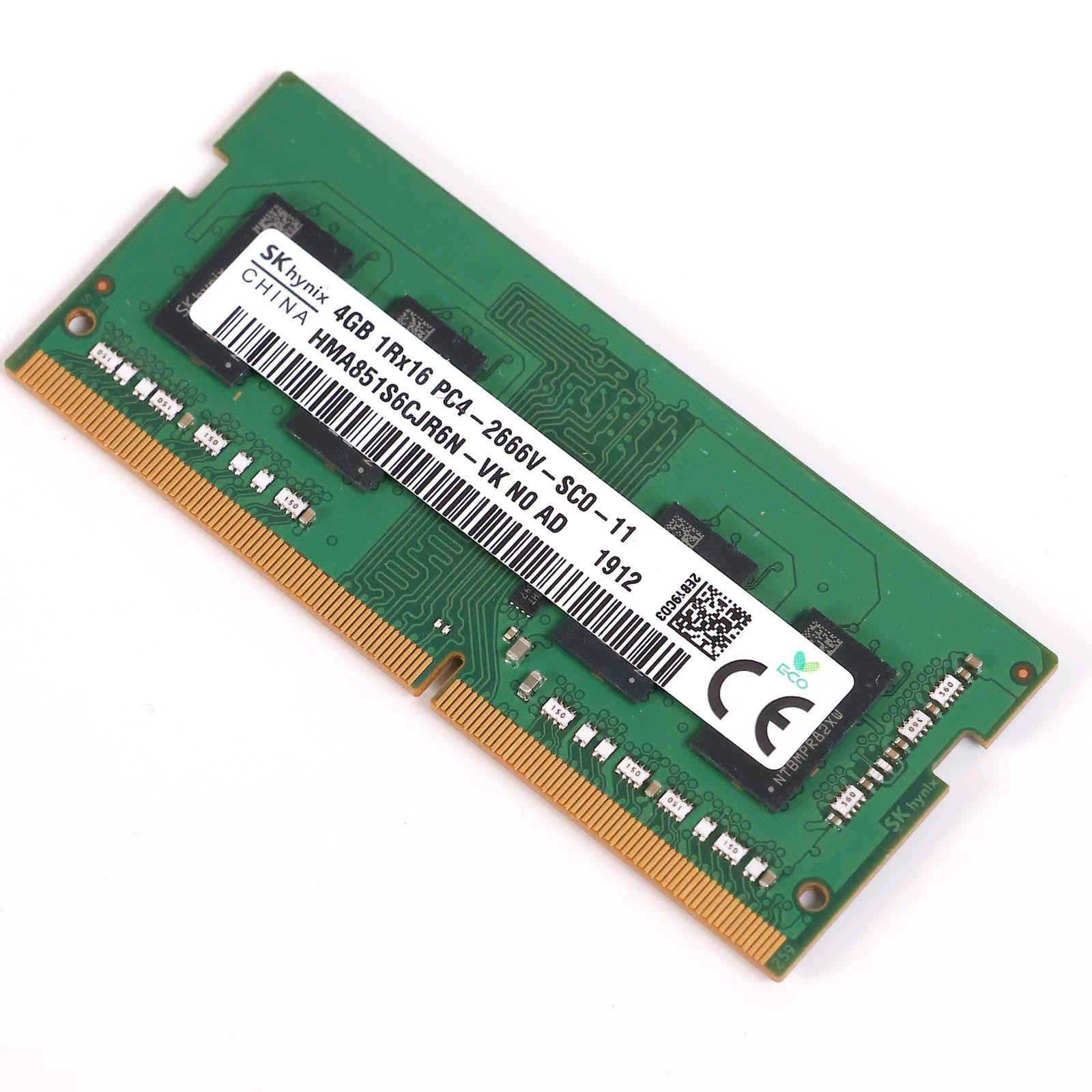  ノートPC用メモリ 4 GB x セット SK hynix その他 PCパーツ