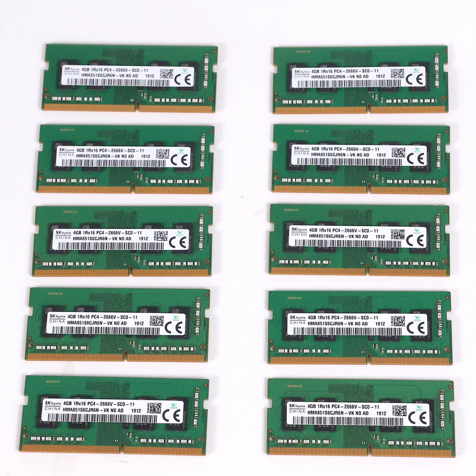 ノートPC用メモリ 4 GB x セット SK hynix