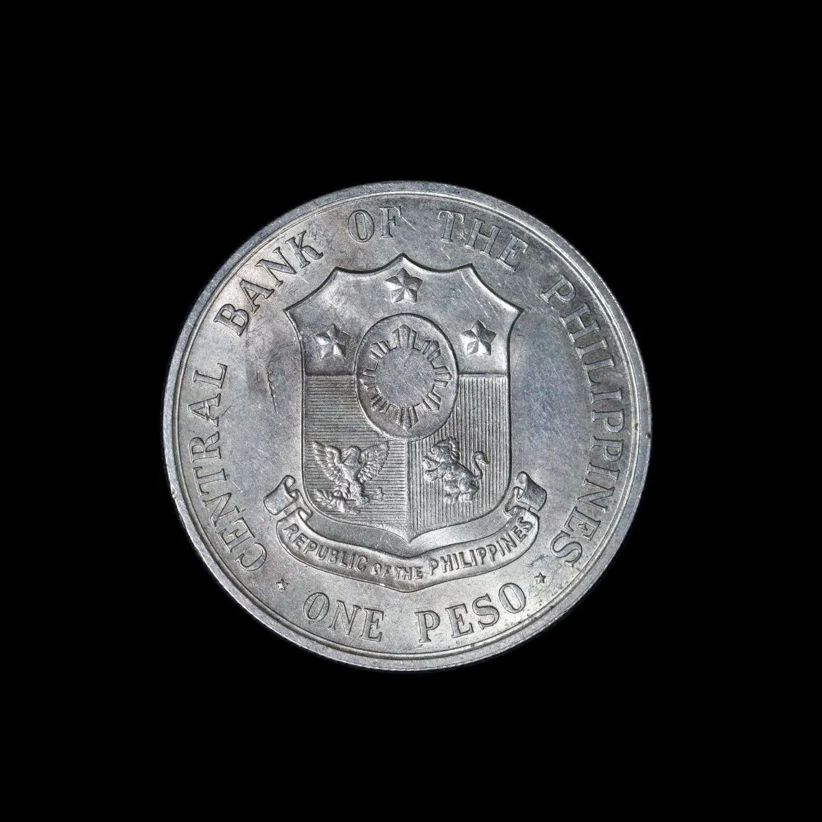 フィリピン Peso Apolinario Mabini 1965年 外国コイン 銀貨
