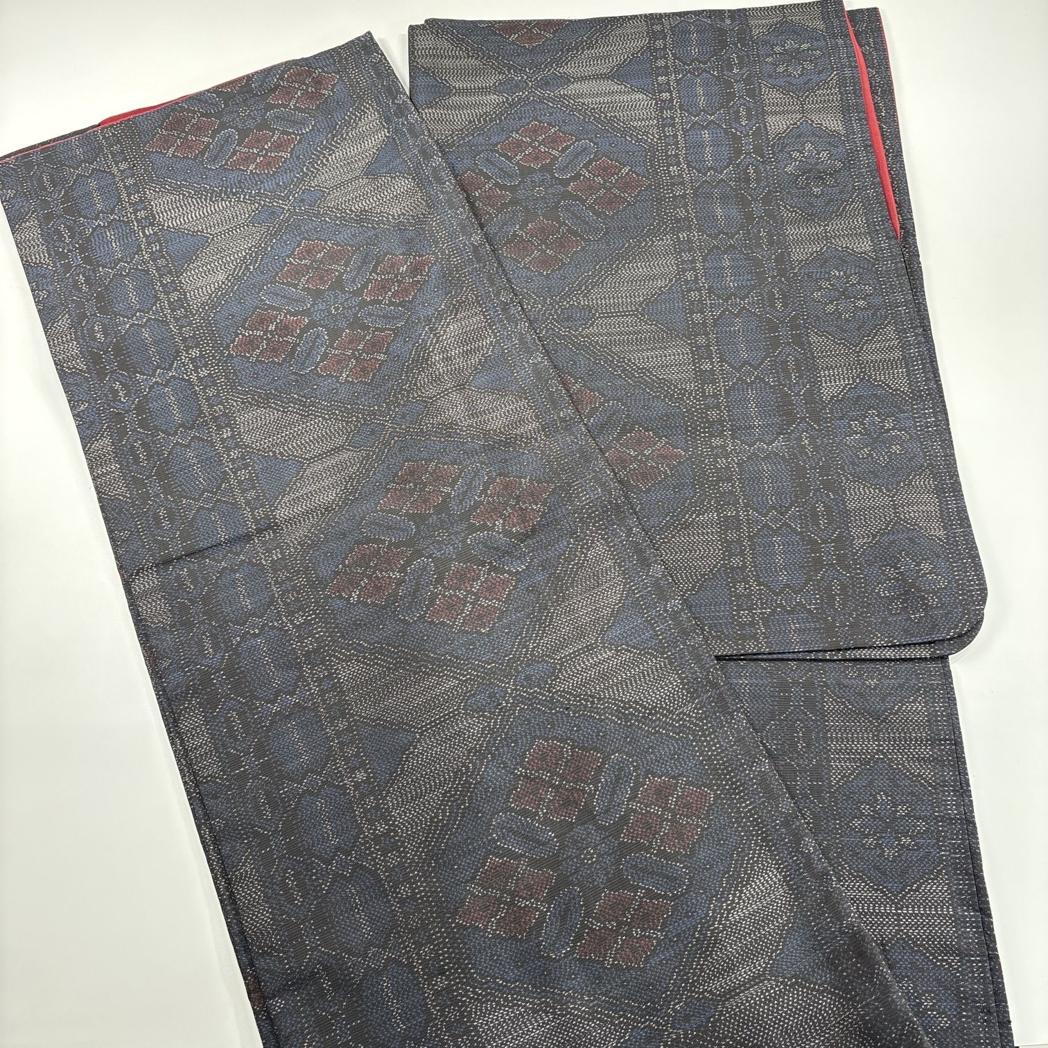 大島紬 7枚 正絹 着物まとめ売り 同梱購入歓迎 リメイク用 着付け練習