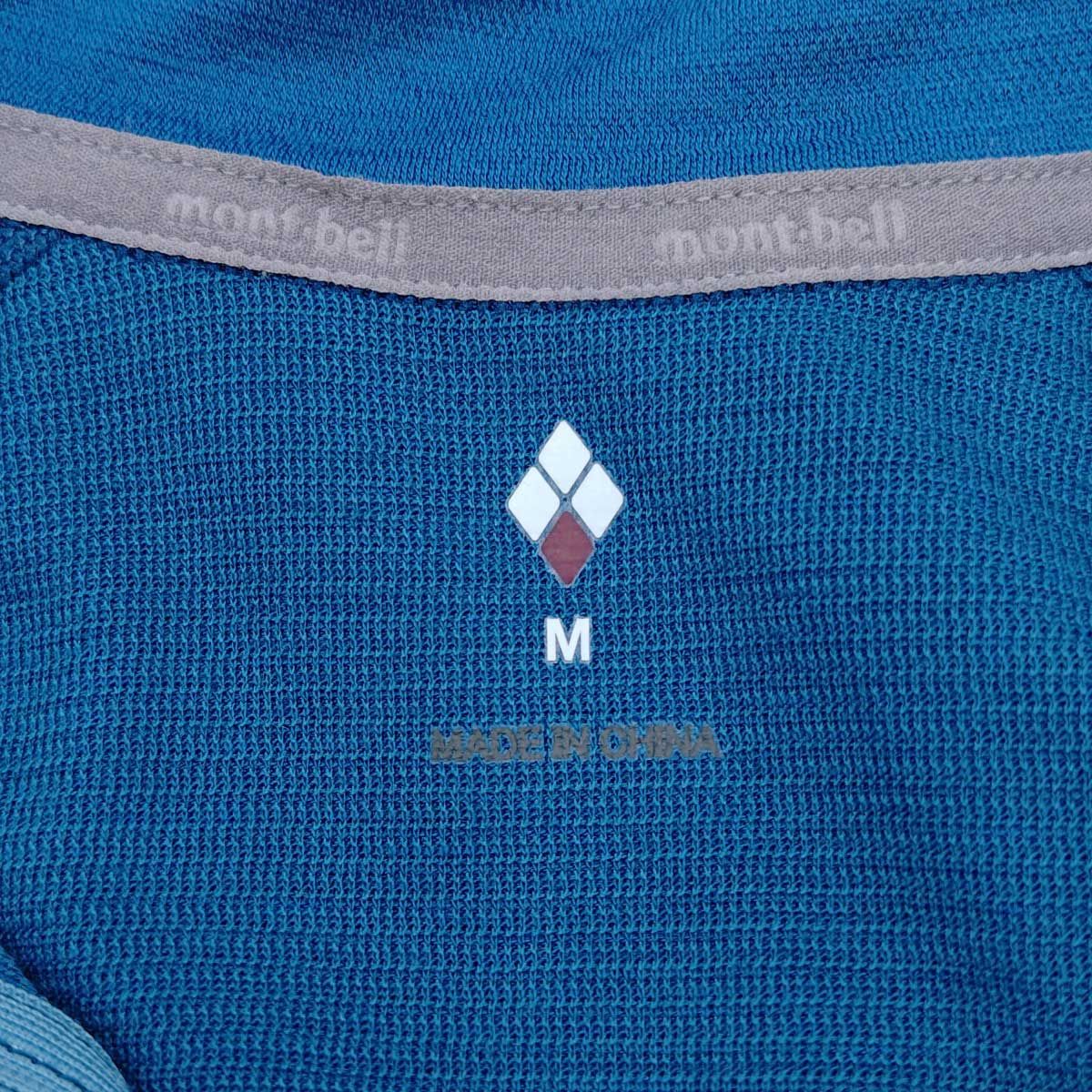 モンベル メリノウールプラスアクション ジップネック Women's M
