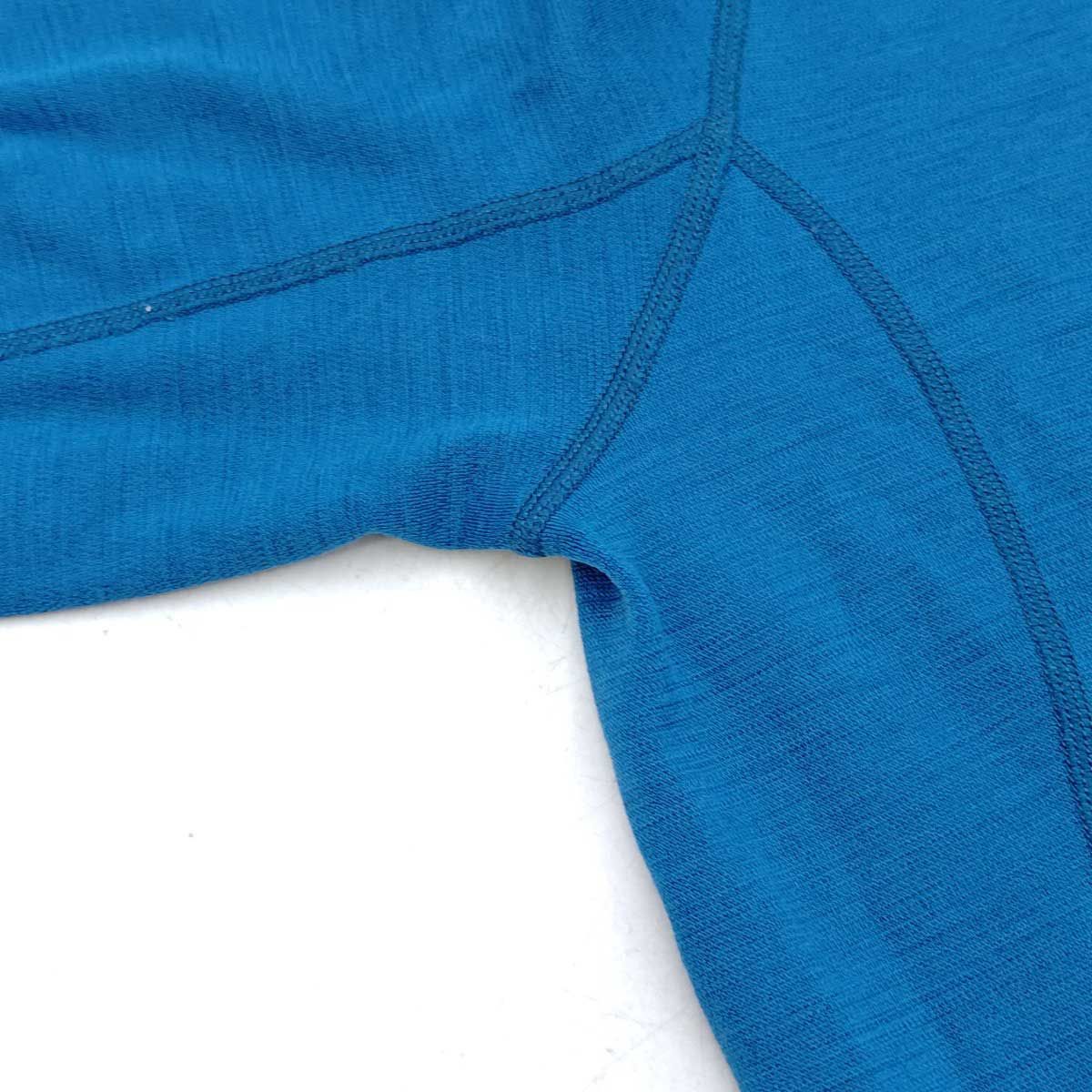 モンベル メリノウールプラスアクション ジップネック Women's M