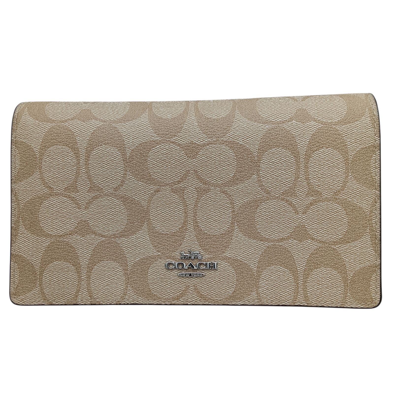 COACH ショルダー付き長財布 6.4万 COACH チャーム付 長財布