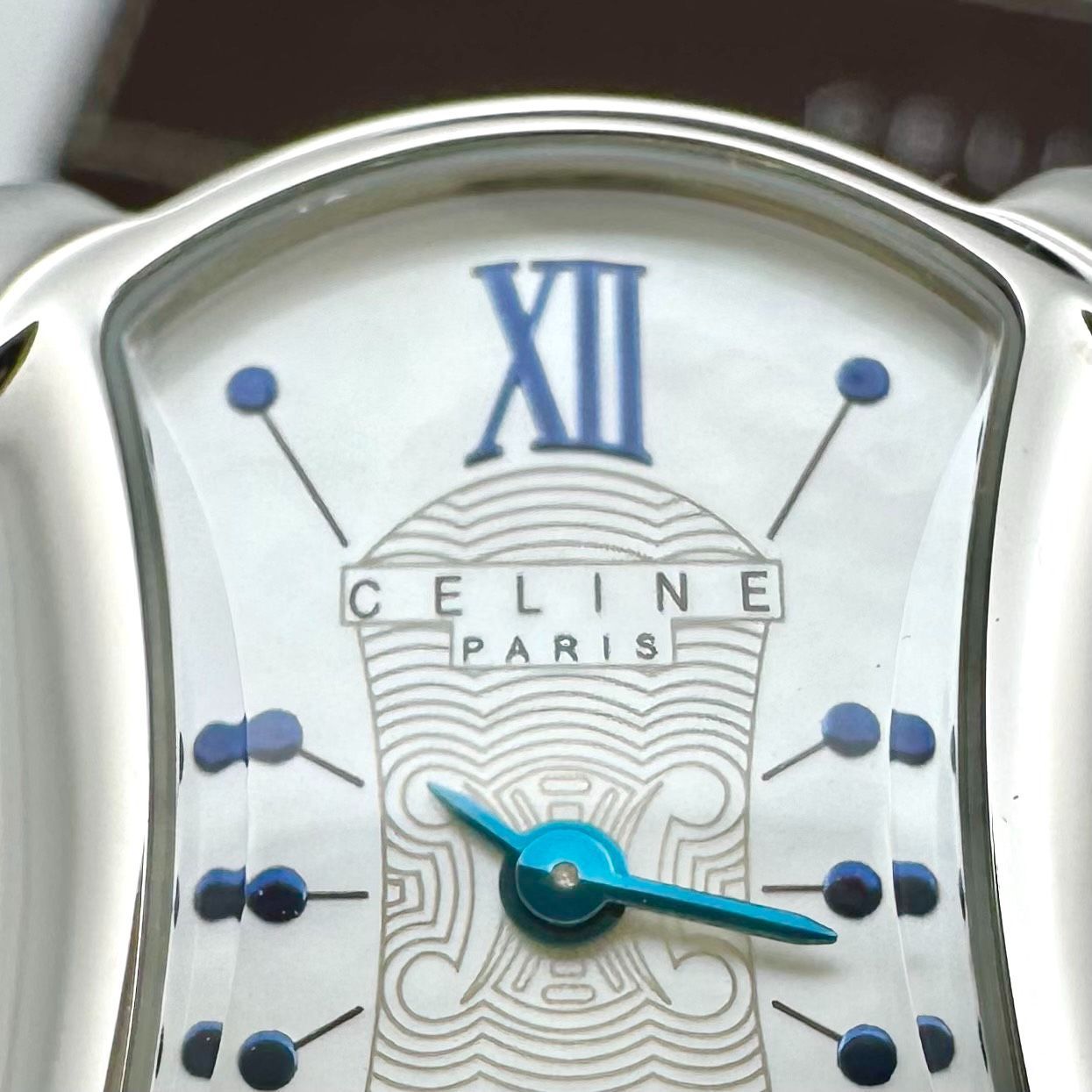 返品OK】新品電池交換済み 美品 CELINE セリーヌ ブラゾン トリオンフ