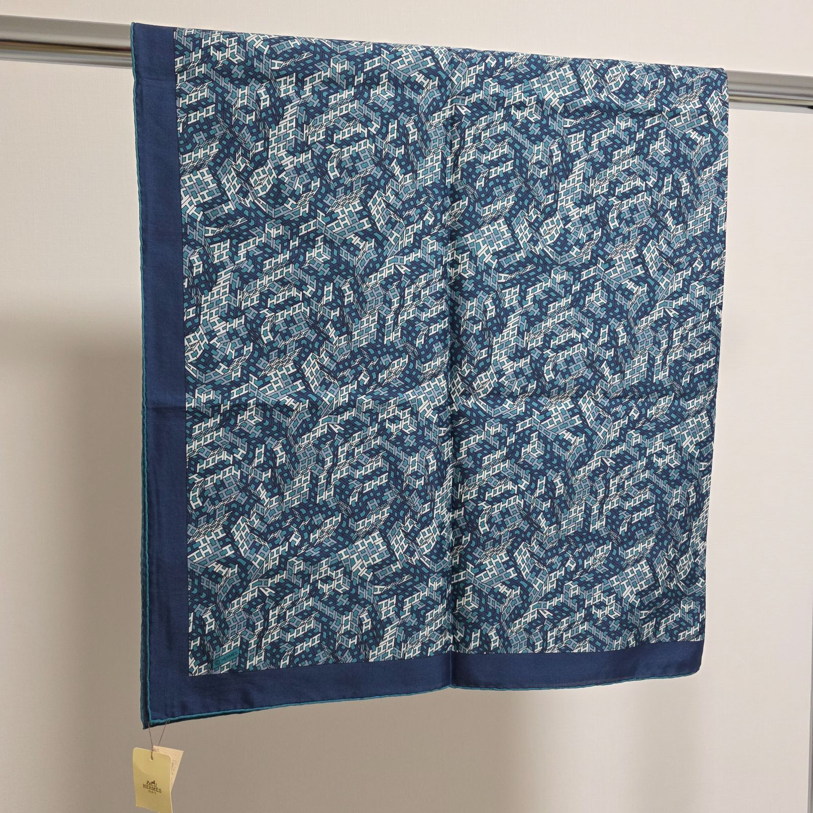 エルメス カレ100 シルクコットン スカーフ レディース メンズ ロング丈 バンダナ スカーフ 