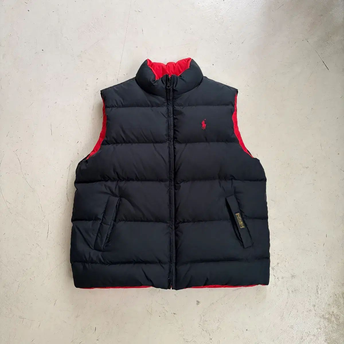 ポロ ラルフローレン ヴィンテージ リバーシブル ダウンベスト XL