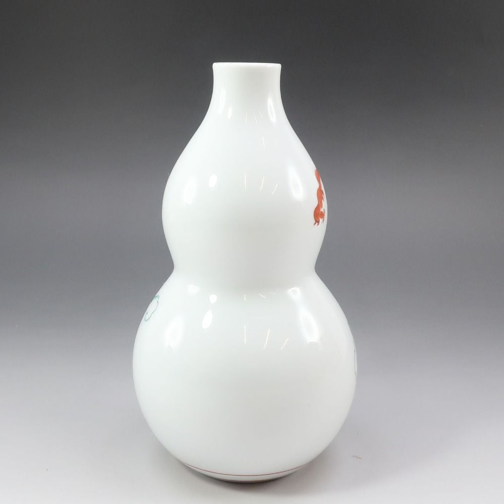 Arita KAKIEMON 柿右衛門 13代 人間国宝 有田焼 花瓶 ミニ Arita