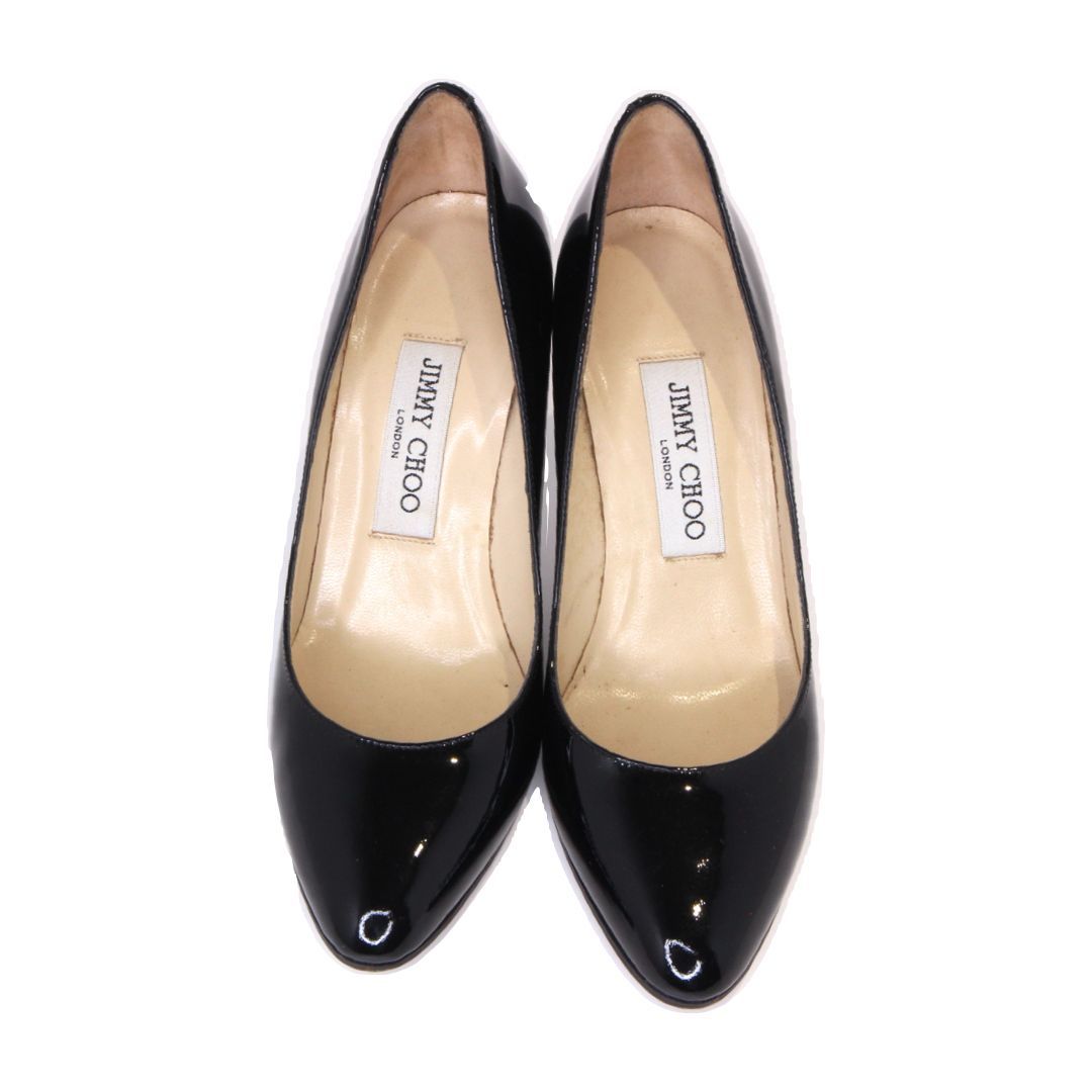 Jimmy Choo ジミーチュウ パンプス ヒール サイズ36 ブラック 黒 エナメル レディース