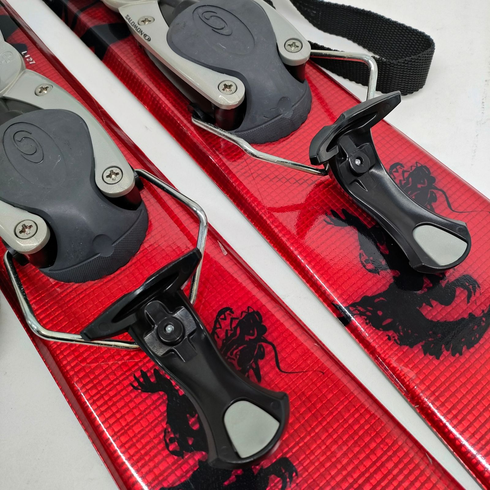 サロモン　SALOMON　ショートスキー　ファンスキー　赤 　ケース付 サロモン SALOMON ショートスキー ファンスキー 赤 ケース付 【公式通販】