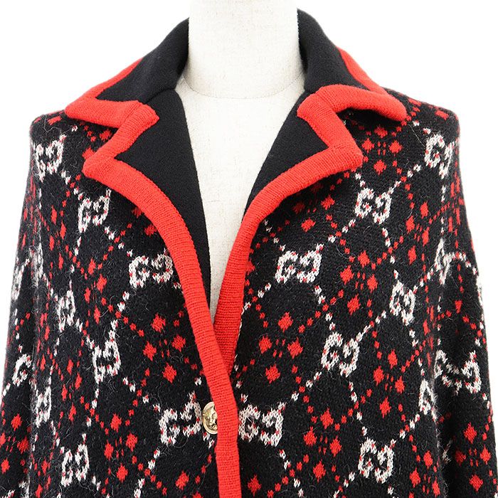 新品同様】GUCCI グッチ ニットカーディガン 2018年製 GGスプリーム