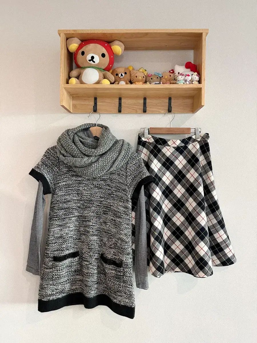 日本 ヴィンテージ ギークシック オタク ラブヒップ パンク レイヤード コーディネートセット