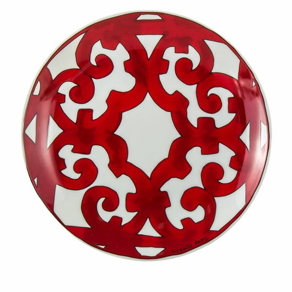 訳あり Hermes エルメス Balcon du Guadalquivir Bread and Butter plate ブレッド＆バタープレート 皿 17 cm -395