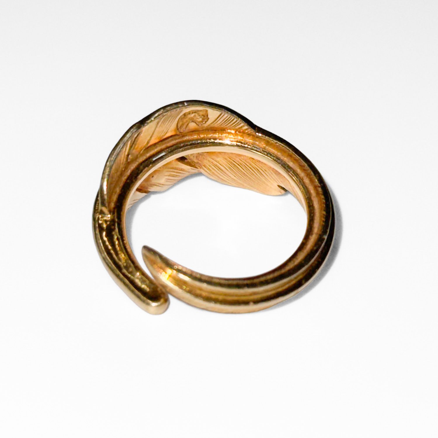 LARRY SMITH ラリースミス カゼキリ フェザー ピンキーリング 指輪 アクセサリー