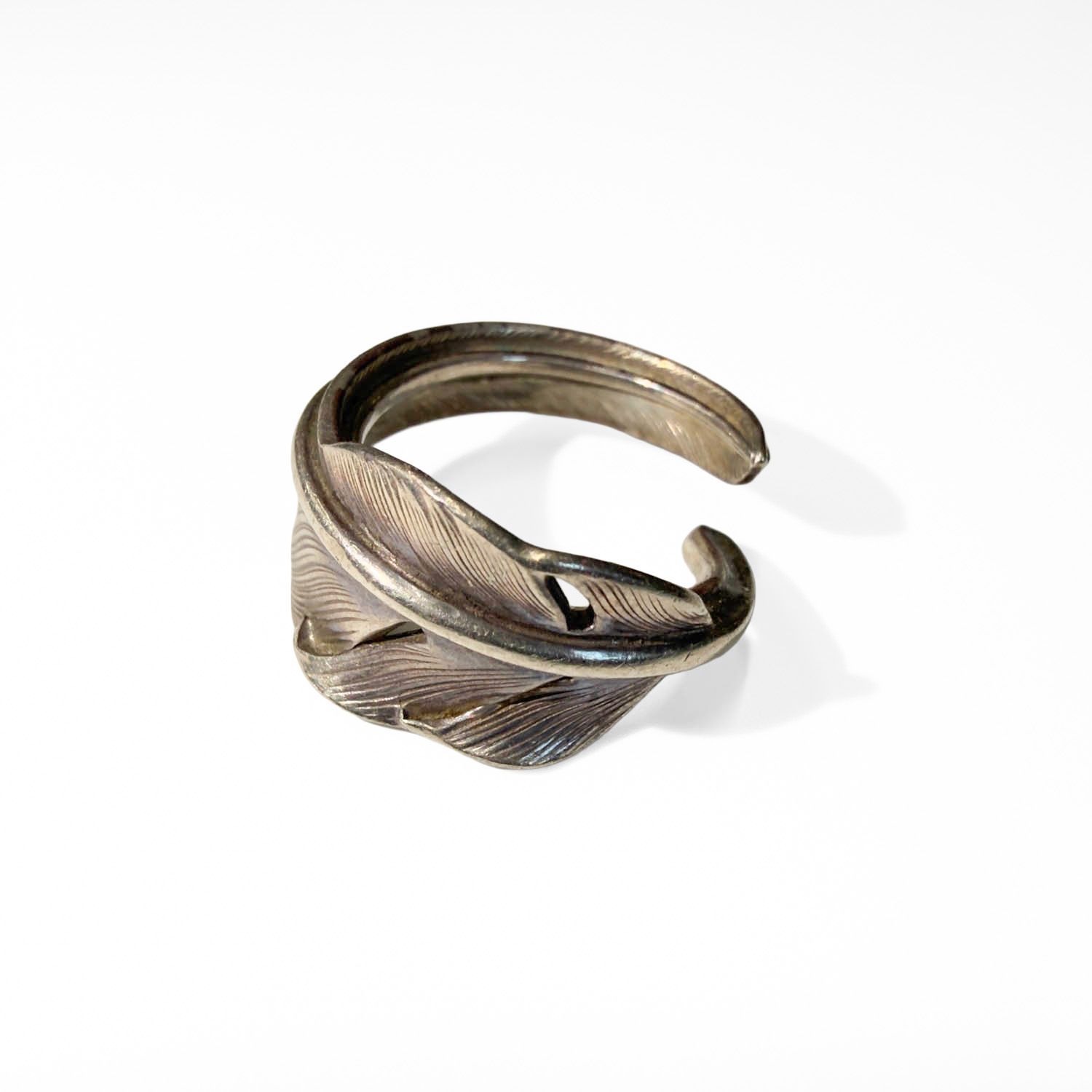 LARRY SMITH ラリースミス カゼキリ フェザー ピンキーリング 指輪 シルバー アクセサリー