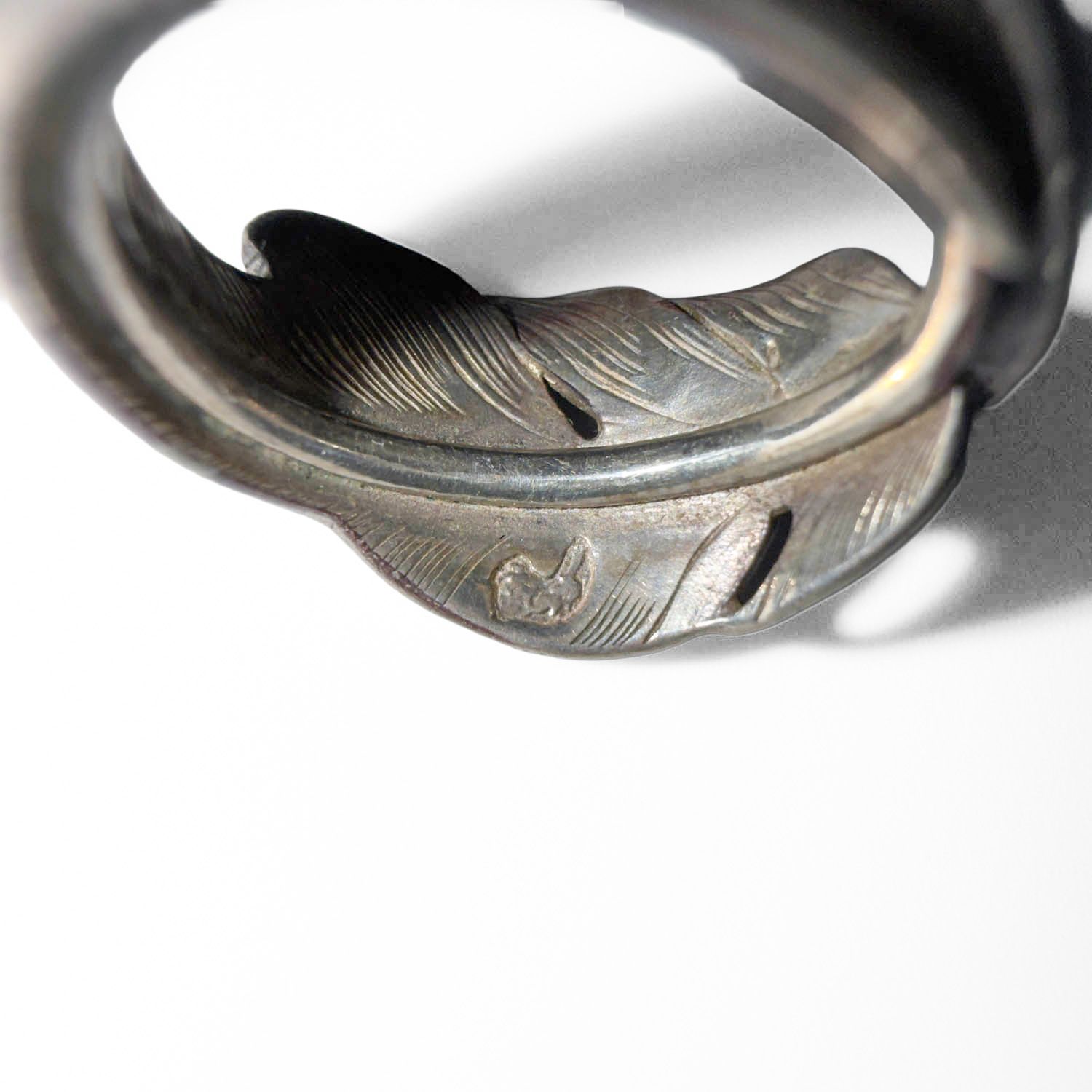  LARRY SMITH ラリースミス カゼキリ フェザー ピンキーリング 指輪 シルバー アクセサリー リング 指輪 アクセサリー