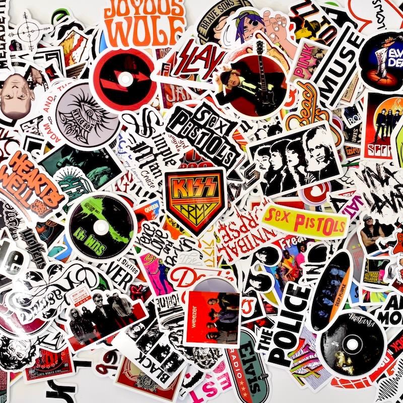 普通郵便送料無料】 ロックバンド ・ アーティスト ステッカー