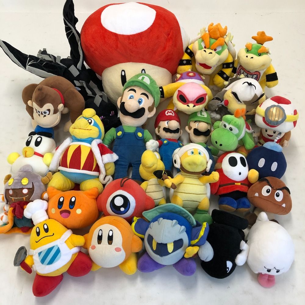 マインクラフト 星のカービィ ヘイホー ぬいぐるみ まとめ売り 02w22030 ゲームキャラクター ぬいぐるみ 大量まとめ売り 27点 星の