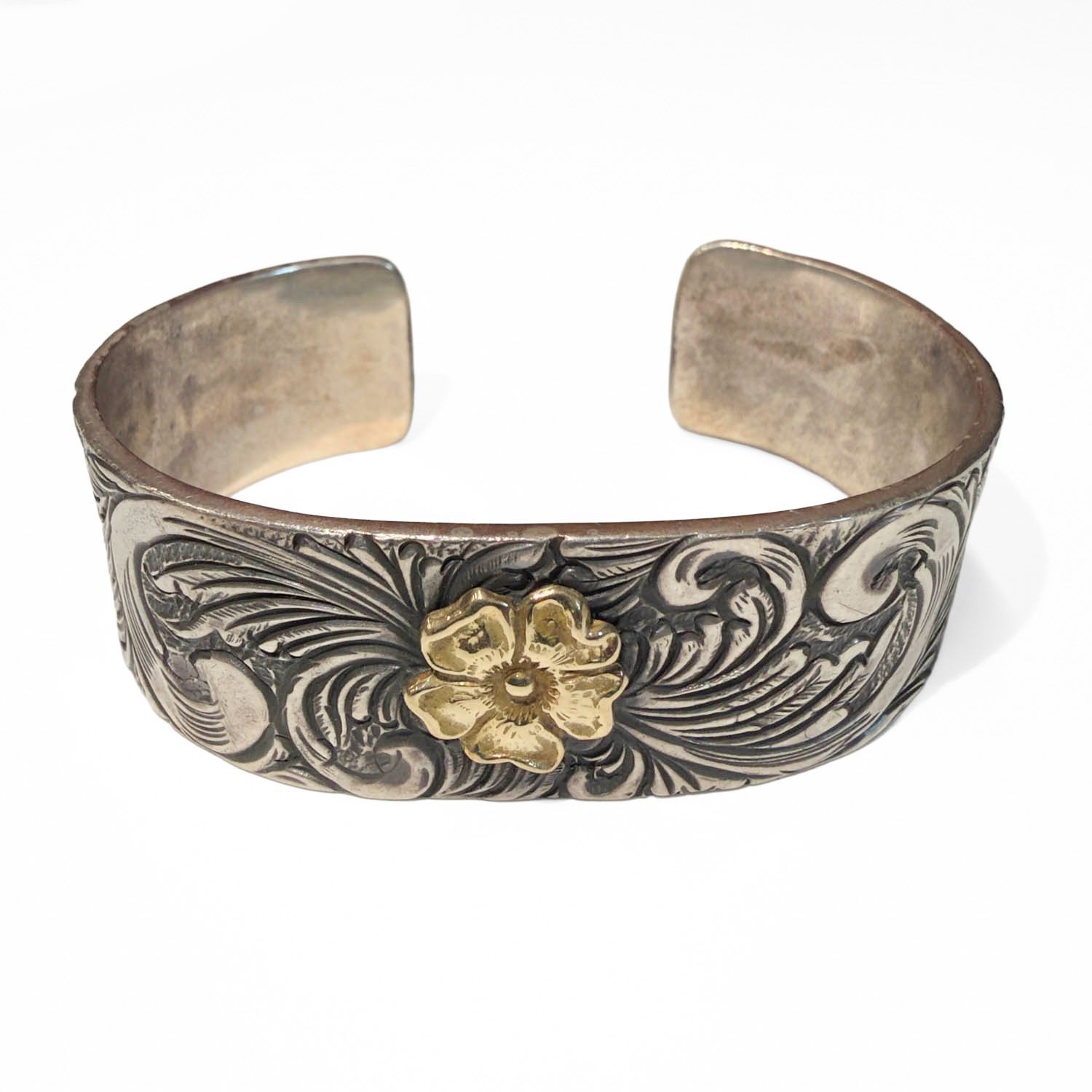 LARRY SMITH ラリースミス 唐草柄 バングル ブレスレット アクセサリー