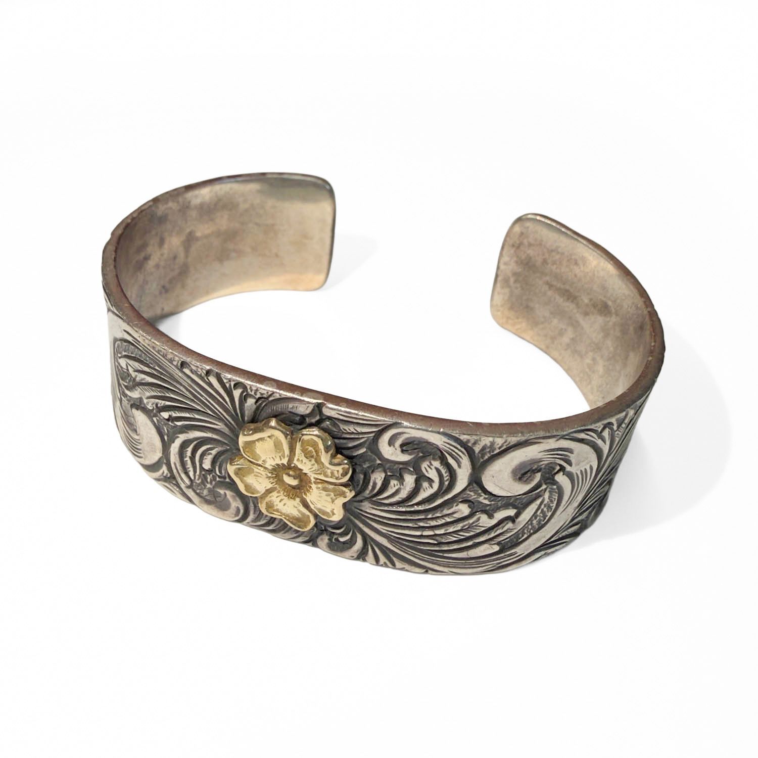 LARRY SMITH ラリースミス 唐草柄 バングル ブレスレット アクセサリー