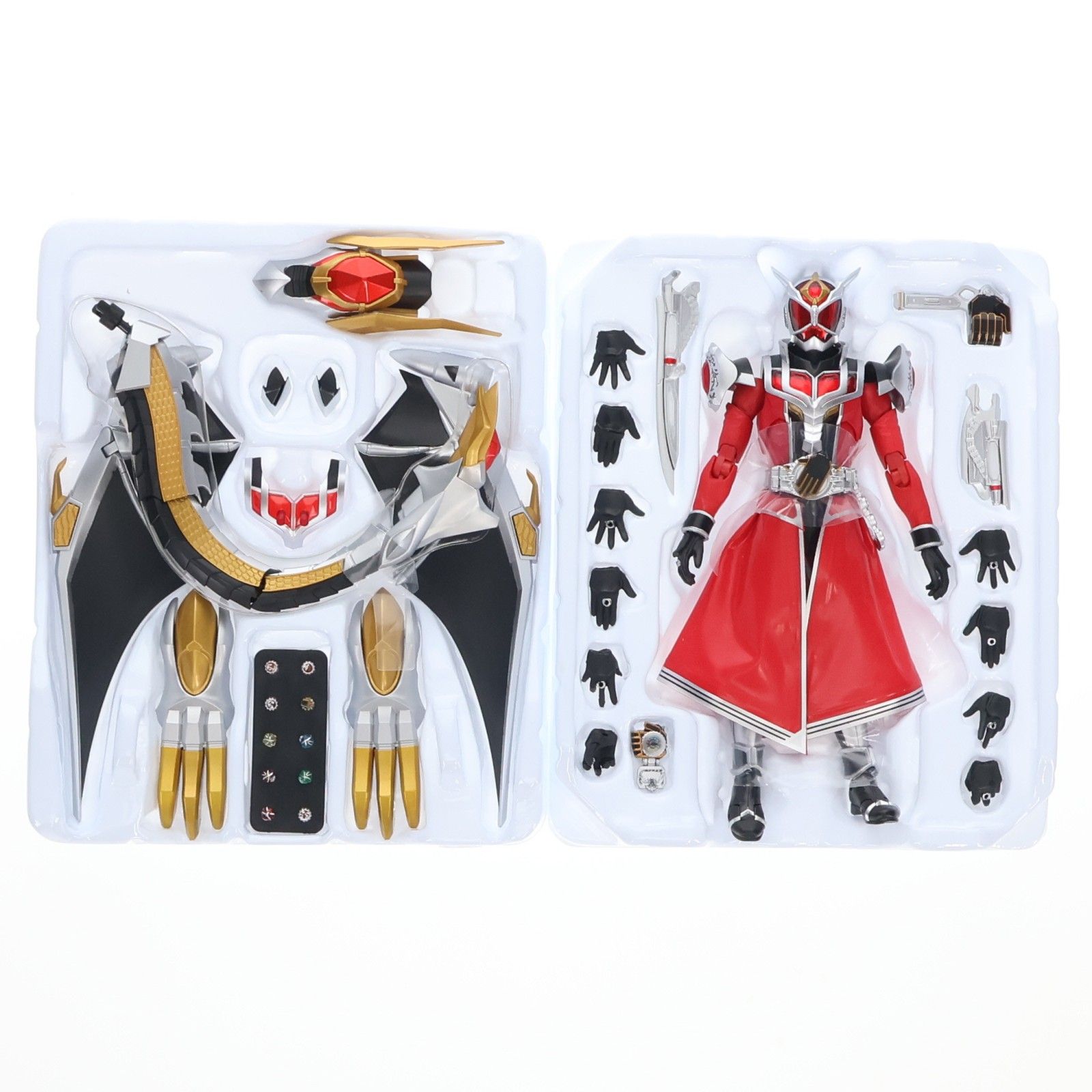 魂ウェブ商店 仮面ライダーウィザード フレイムドラゴン /オールドラゴン 美品 仮面ライダーウィザード」のフレイムドラゴンが「S.H.Figuarts（真骨彫