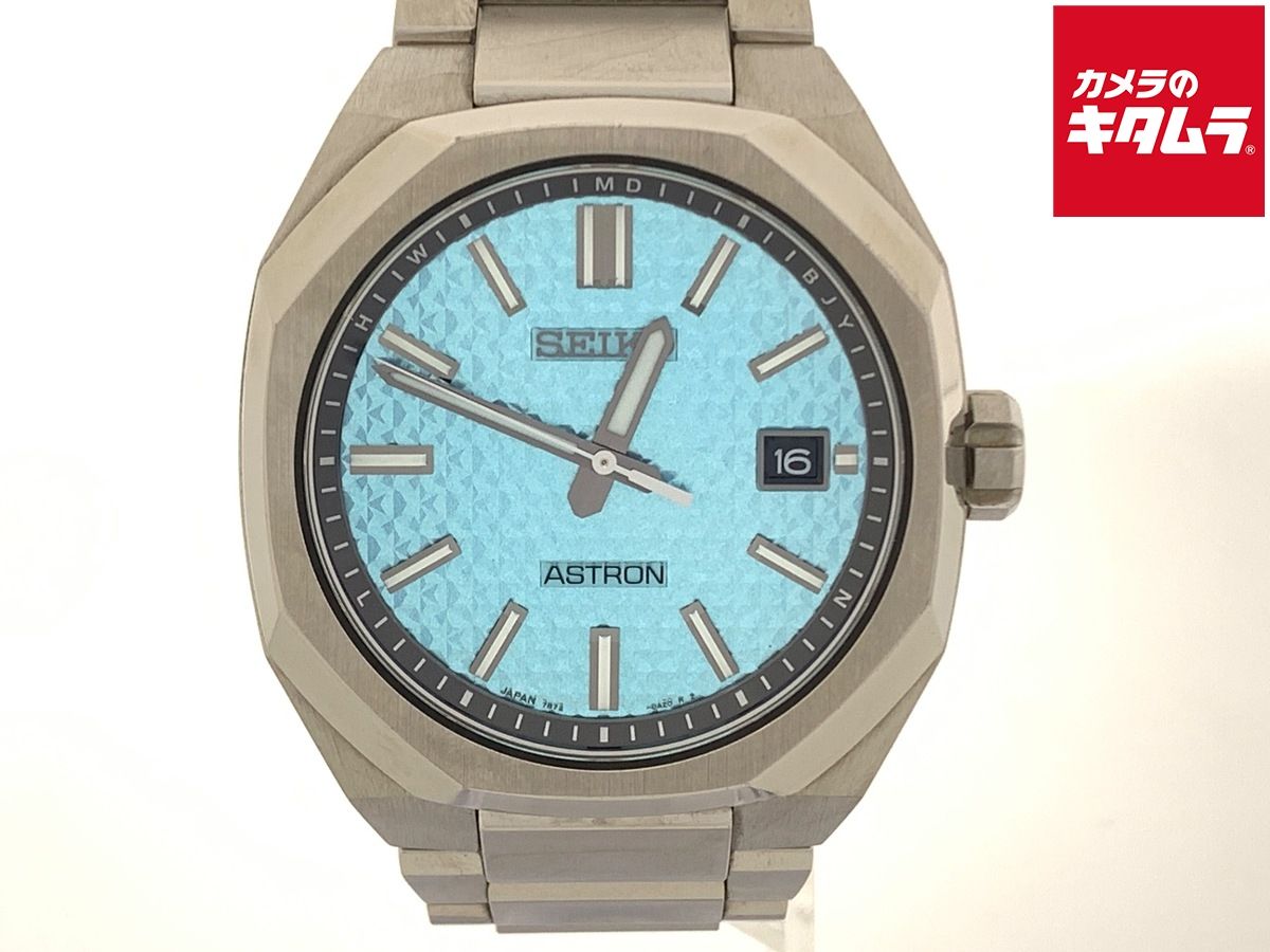 並品 セイコー アストロン ネクスター ブルー SBXY 079 7 B 72 0 AL チタン Nexter Starry Sky 600本