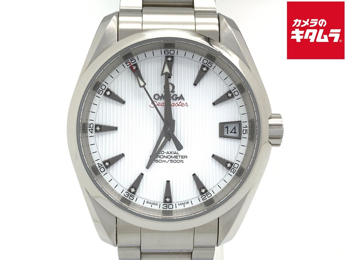 オメガ OMEGA シーマスター アクアテラ ホワイト 231 10 39 21 54 001 ステンレススティール