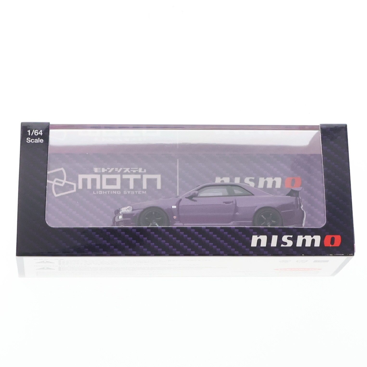 MOTNシリーズ 1/64 ニスモ R34 GT-R Z-tune LED搭載(パープル) 完成品