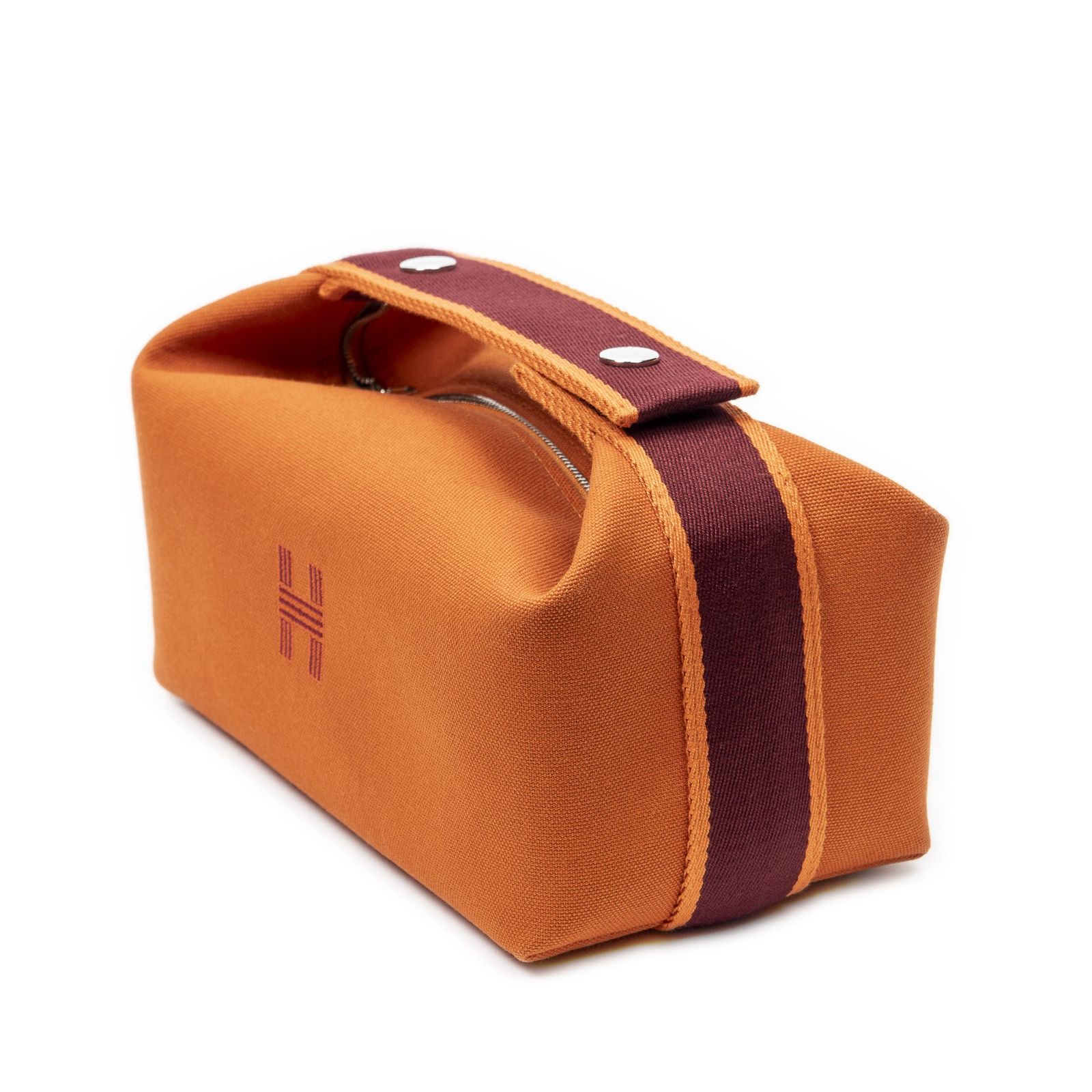 HERMES エルメス ブライド ア ブラッケケース オレンジトワルオフィシェA