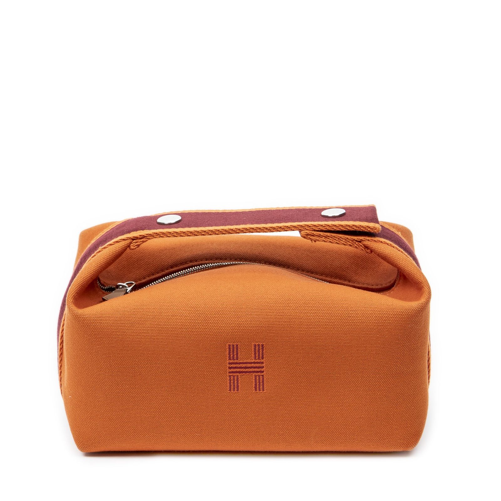 HERMES エルメス ブライド ア ブラッケケース オレンジトワルオフィシェA